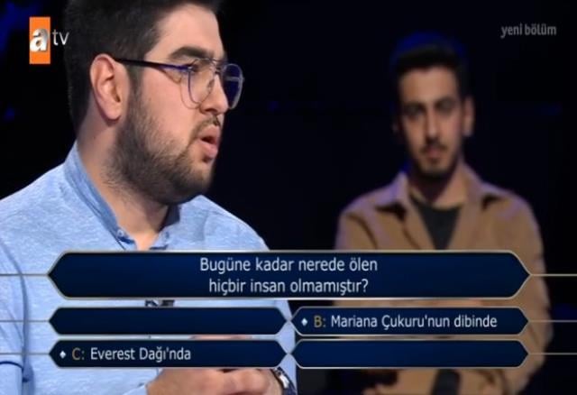 (Bugüne kadar nerede ölen hiçbir insan olmamıştır?) Kim Milyoner Olmak İster 21 Mart Sorusu Cevabı Nedir? Kim Milyoner Olmak İster 50 Bin TL'lik soru! (Bugüne kadar nerede ölen hiçbir insan olmamıştır?) Kim Milyoner Olmak İster 21 Mart Sorusu Cevabı Nedir? Kim Milyoner Olmak İster 50 Bin TL'lik soru!