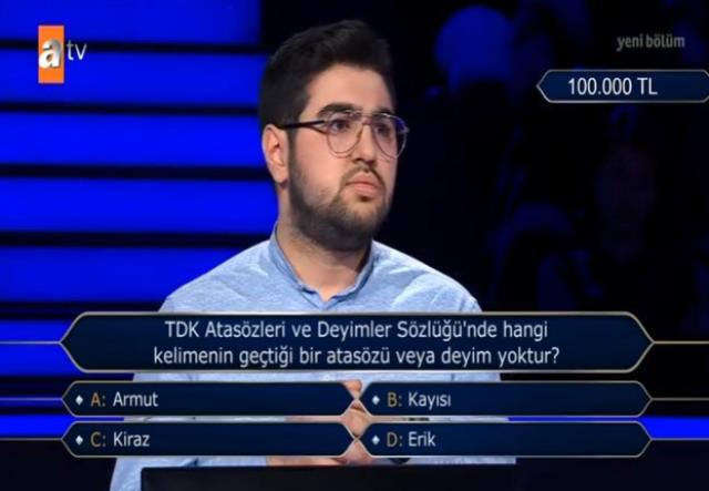 (TDK Atasözleri ve Deyimler Sözlüğü'nde...) Kim Milyoner Olmak İster 21 Mart Sorusu Cevabı Nedir? Kim Milyoner Olmak İster 100 Bin TL'lik soru!