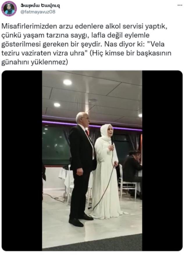 Düğününde alkol ikramıyla tepki çeken Fatma Yavuz, İBB'den kovuldu