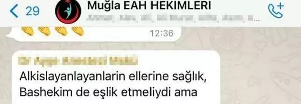 Uzman çavuşun alkışla protesto edildiği hastanedeki sağlık çalışanlarının WhatsApp yazışmaları ortaya çıktı