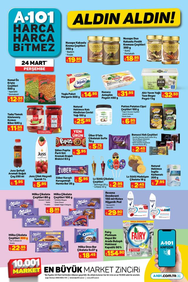 A101 aktüel ürünler kataloğu! 24 Mart A101 bu hafta katalog ürünleri neler? A101'e gelecek ürünler ve A101 fiyat listesi!