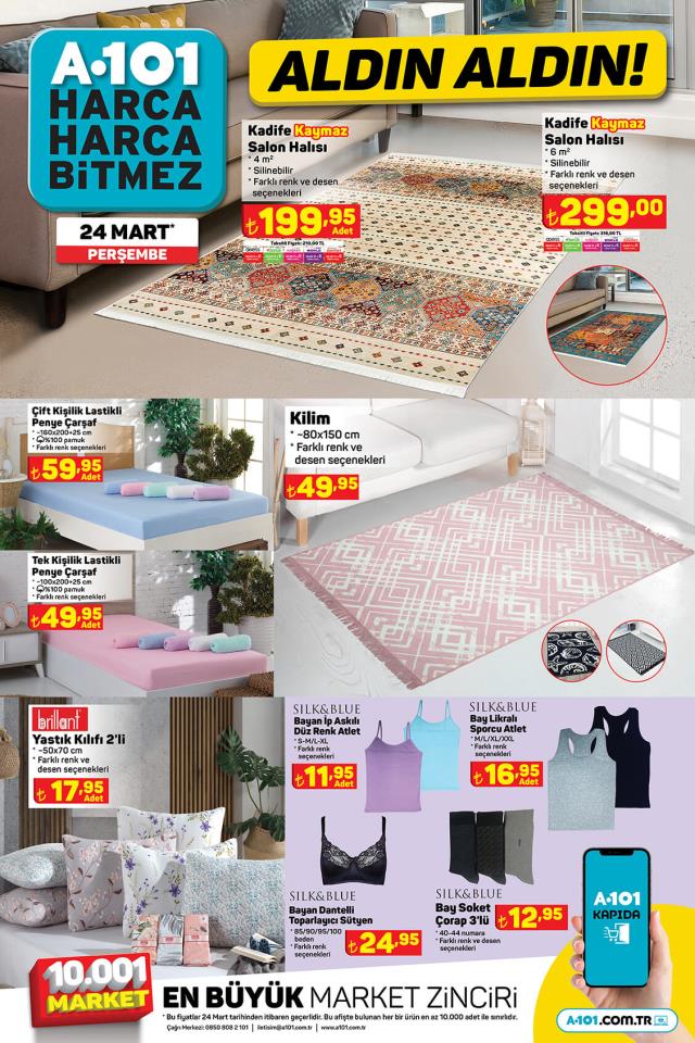 A101 aktüel ürünler kataloğu! 24 Mart A101 bu hafta katalog ürünleri neler? A101'e gelecek ürünler ve A101 fiyat listesi!