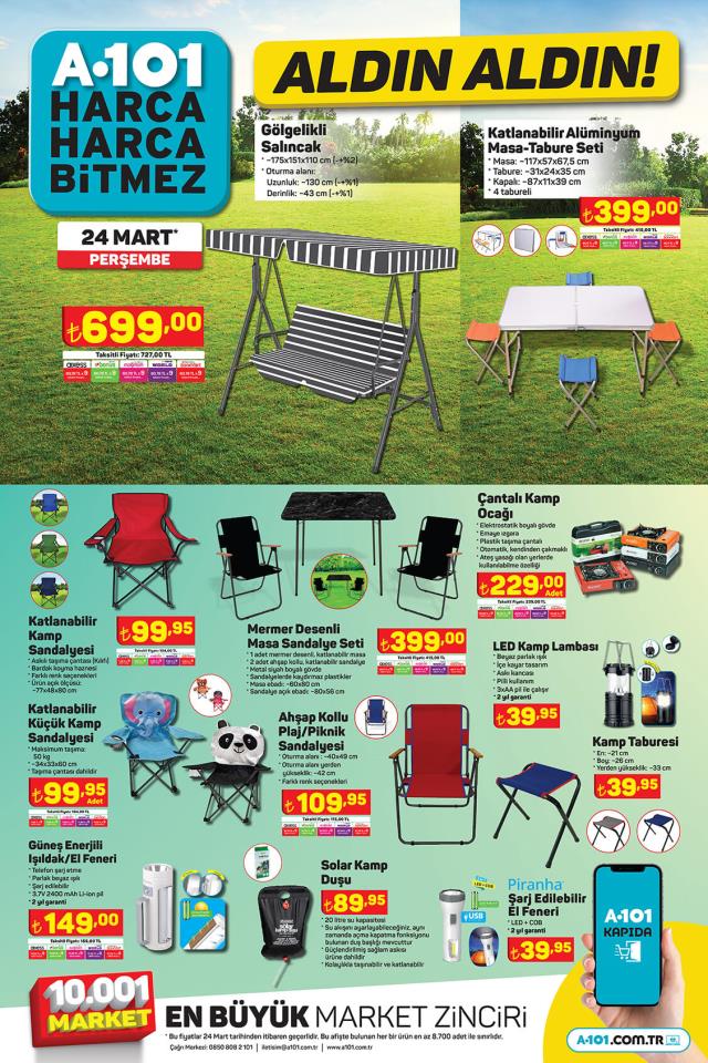 A101 aktüel ürünler kataloğu! 24 Mart A101 bu hafta katalog ürünleri neler? A101'e gelecek ürünler ve A101 fiyat listesi!