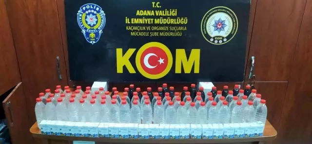 Adana'da düzmece içki operasyonu