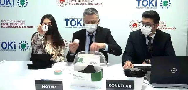 Beyciler TOKİ konutlarının kurası çekildi