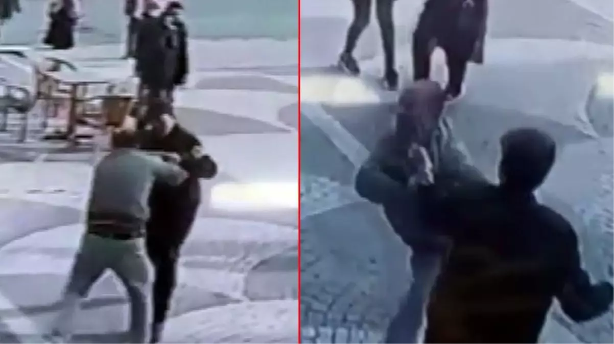 Eşini taciz ettiği iddiasıyla zihinsel engelliyi önce dövdü, sonra bıçakladı! Anbean kamerada