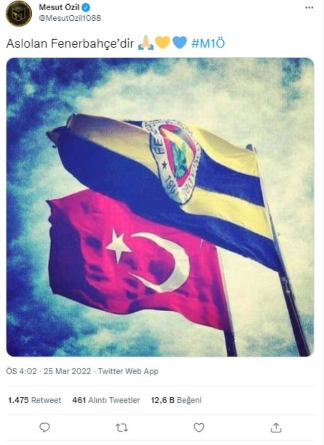 Takım dışı bırakılan Mesut Özil'in paylaşımı toplumsal medyayı yıktı! Taraftarlar beğeni yağdırdı