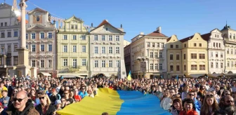 Çekya'da 'Ukrayna'yı Kurtar' konserine büyük ilgi