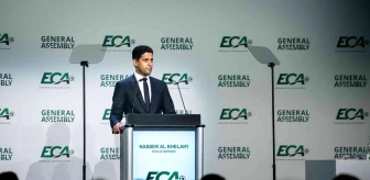 Nasser Al-Khelaifi, Avrupa Kulüpler Birliği'nin Viyana'daki Genel Kurulu'nda konuştu