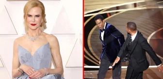 Nicole Kidman'ı şaşkına çeviren Will Smith'in tokatı değilmiş! Fotoğraf şov başlamadan önce çekilmiş