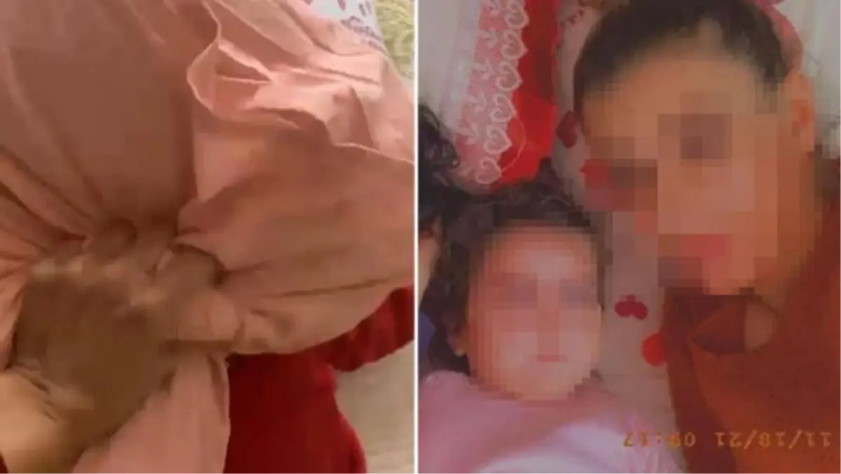 Bebeğini yastıkla boğmaya çalıştığı anları kayda alan anne, serbest bırakıldı
