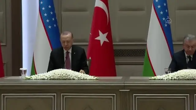 Cumhurbaşkanı Erdoğan, Mirziyoyev ile düzenlediği ortak basın toplantısında konuştu: (2)