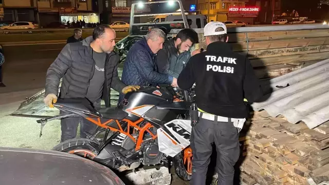 Düzce'de motosiklet faciası: 3 yaralı