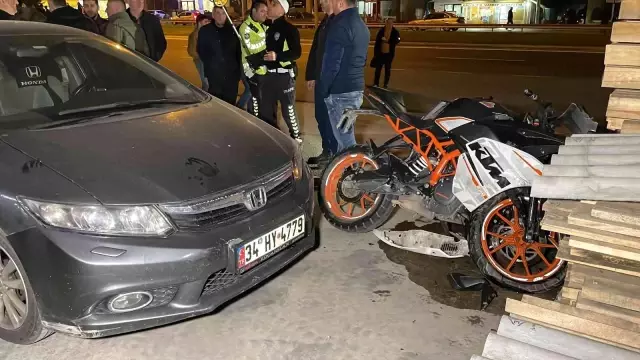 Düzce'de motosiklet faciası: 3 yaralı