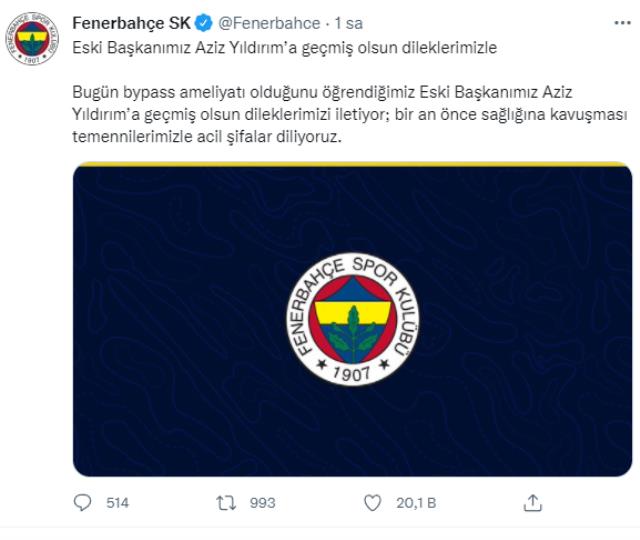 Aziz Yıldırım korkuttu! Fenerbahçe'nin efsane lideri ameliyat edildi, işte son durumu