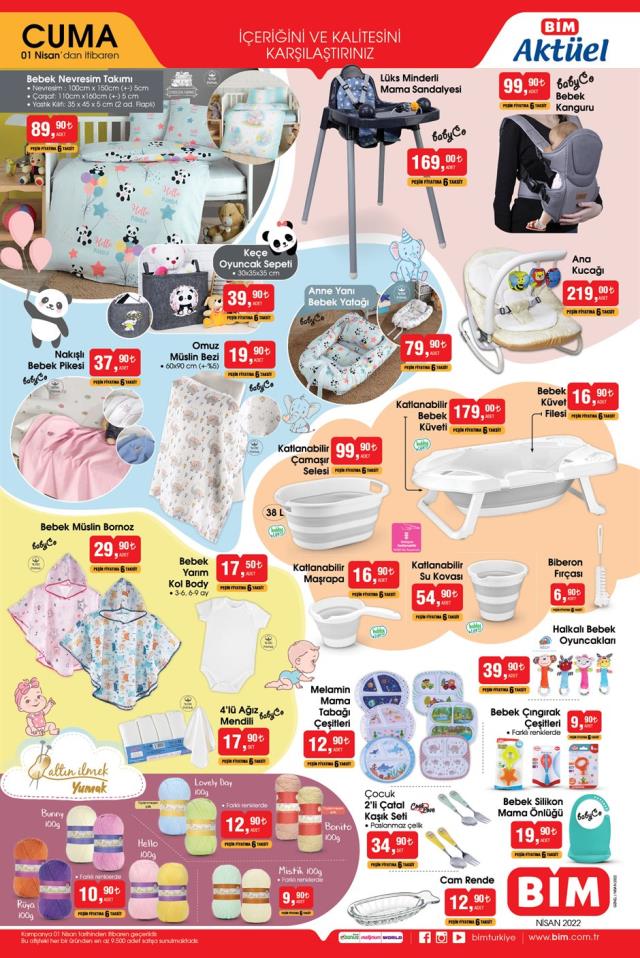 BİM aktüel ürünler kataloğu yayınlandı! 31 Mart Cuma BİM bu hafta katalog ürünleri neler? BİM'e gelecek ürünler ve BİM fiyat listesi!