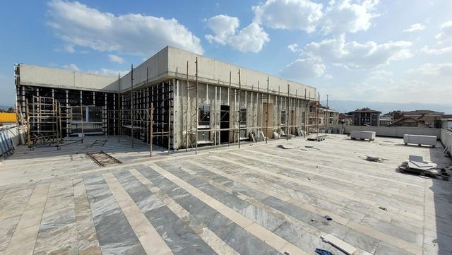 Son dakika haber | İtfaiye binasının iç donanımı tamamlanıyor