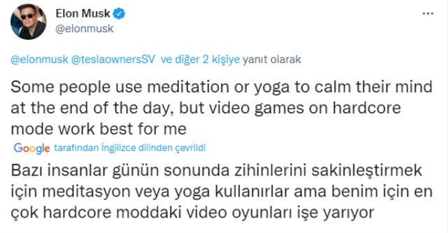 Elon Musk'un gerilimle başa çıkmak için uyguladığı yöntem! Oyunları en sıkıntı düzeyde oynuyor