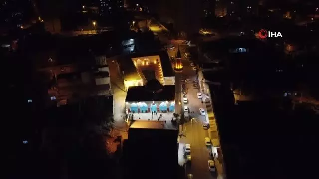 Musalla Camii birinci teravih namazıyla ibadete açıldı