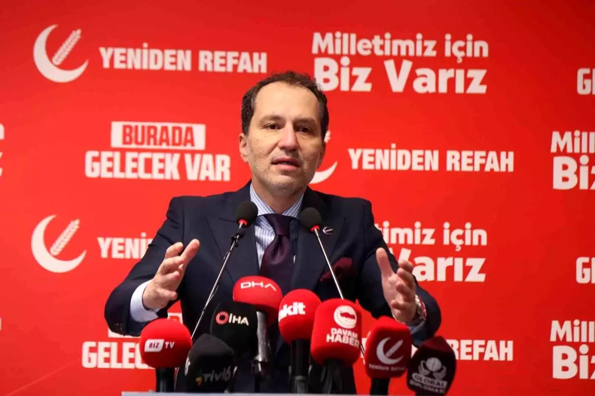 Son dakika haberleri: Yeniden Refah lideri Erbakan: 'Erbakan hocamız, CHP ile asla ve asla birlikte olmazdı'
