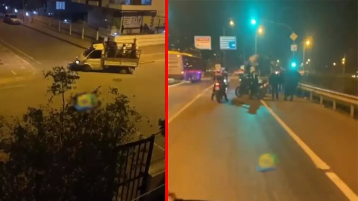 Suriyeli iki grubun sokak ortasında çatışması kameraya yansıdı