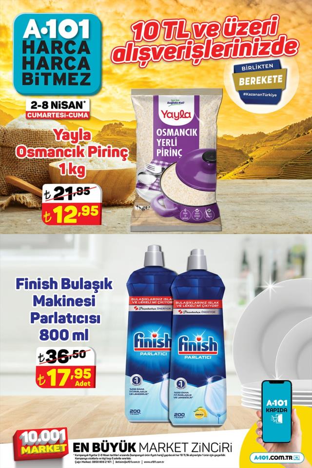 A101 hafta sonu indirimleri! 2 Nisan - 8 Nisan A101 haftanın yıldızları bu hafta hangi ürünler? A101'e gelecek ürünler ve A101 fiyat listesi!