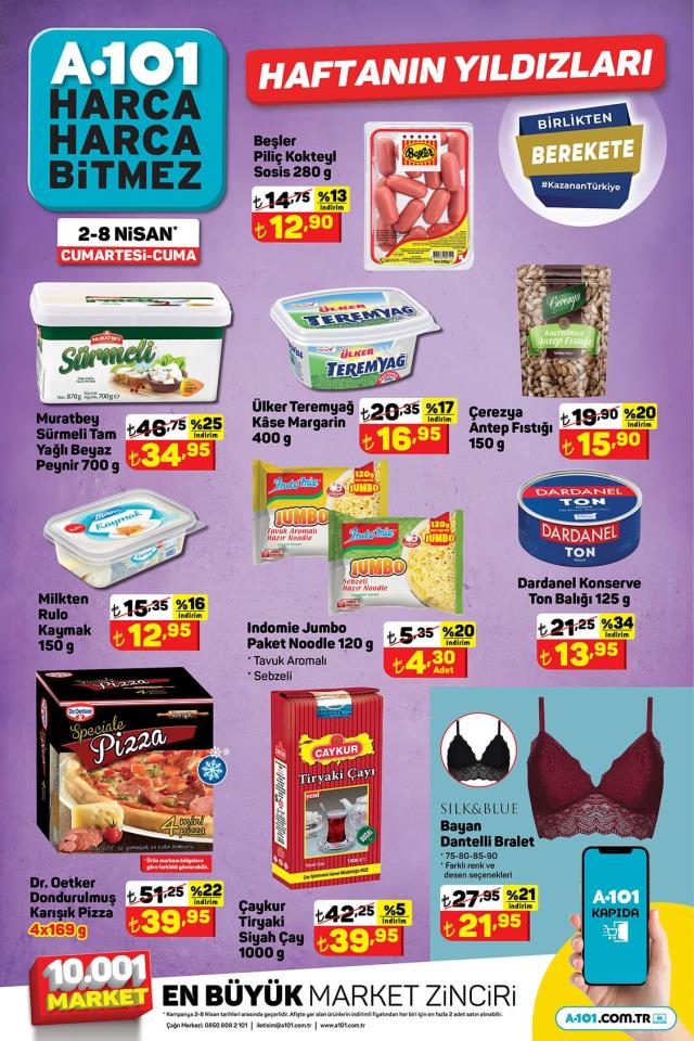 A101 hafta sonu indirimleri! 2 Nisan - 8 Nisan A101 haftanın yıldızları bu hafta hangi ürünler? A101'e gelecek ürünler ve A101 fiyat listesi!