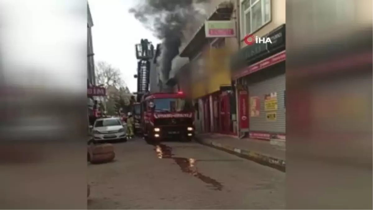 Sarıyer'de kebapçıda çıkan yangın 5 binaya sıçradı