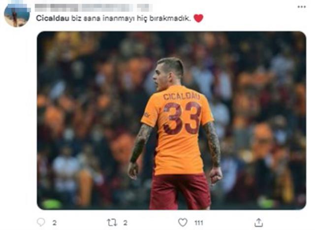 Gözlerin pasını sildi! Taraftarın görmek istediği Cicaldau tam da bu