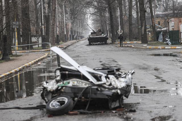 Rus ordusundan kurtarılan Kiev bölgesinde 410 sivilin cesedi bulundu