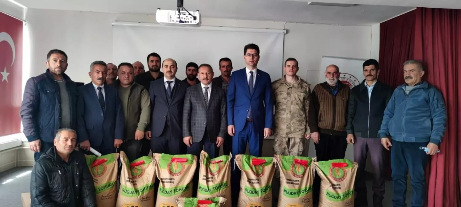 40 ton tohum dağıtıldı