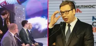 Canlı yayında buzdolabının içinden çıkan Aleksandar Vucic, Sırbistan'da bir kez daha cumhurbaşkanı seçildi