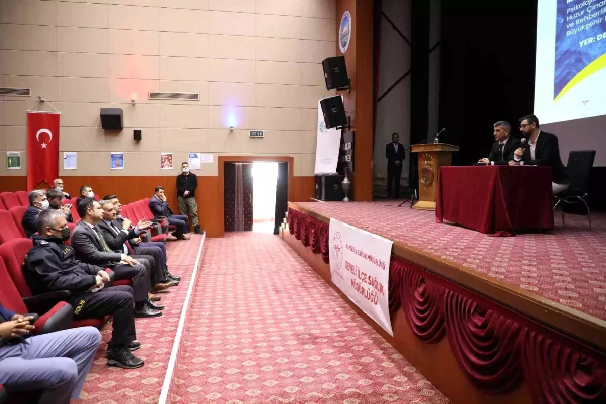 Develi'de 'Ben Olsaydım' temalı Bağımlılıkla Mücadele Çalıştayı