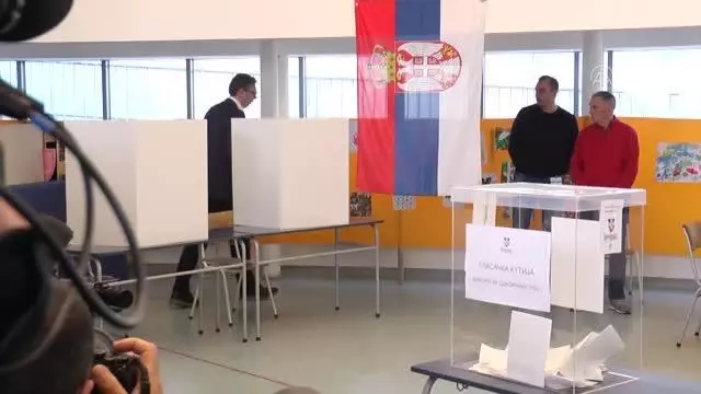 Sırbistan seçimlerinde oyların yüzde 96'sı sayıldı Sırbistan seçimlerinde oyların yüzde 96'sı sayıldı