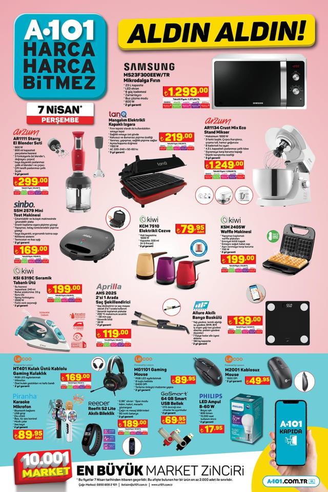 A101 aktüel ürünler kataloğu! 7 Nisan A101 bu hafta katalog ürünleri neler? A101'e gelecek ürünler ve A101 fiyat listesi! A101 aktüel ürünler kataloğu! 7 Nisan A101 bu hafta katalog ürünleri neler? A101'e gelecek ürünler ve A101 fiyat listesi!