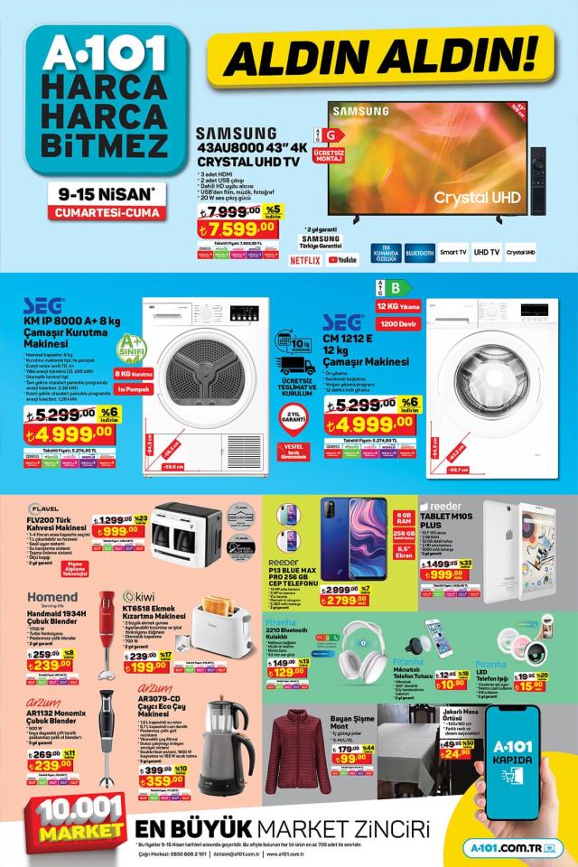 A101 aktüel ürünler kataloğu! 7 Nisan A101 bu hafta katalog ürünleri neler? A101'e gelecek ürünler ve A101 fiyat listesi! A101 aktüel ürünler kataloğu! 7 Nisan A101 bu hafta katalog ürünleri neler? A101'e gelecek ürünler ve A101 fiyat listesi!