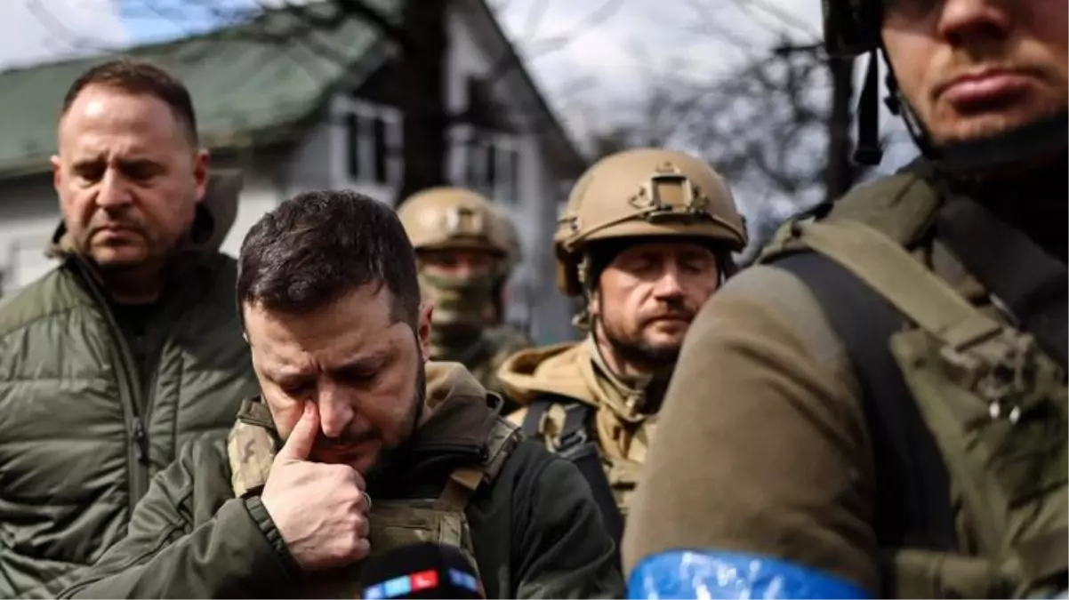 Katliamın yaşandığı Buça'ya giden Zelenski gördüklerine inanamadı! İşte dehşete düşüren o fotoğraflar