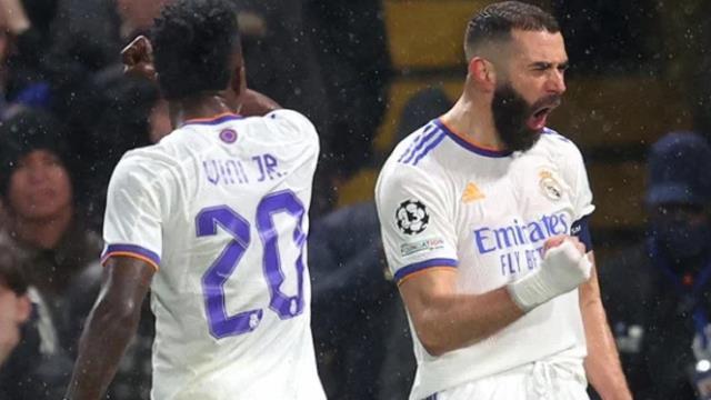Havada asılı kaldı! Gol makinesi Benzema, Şampiyonlar Ligi'nde yine tarihe geçti Havada asılı kaldı! Gol makinesi Benzema, Şampiyonlar Ligi'nde yine tarihe geçti
