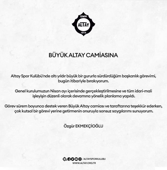 Son Dakika: Başkanlar bir bir bırakıyor! Özgür Ekmekçioğlu istifa etti