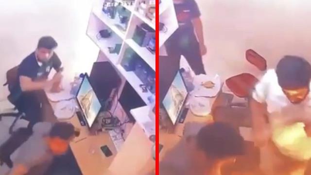 Tamir edilmek istenen cep telefonu tornavida sokulunca bomba gibi patladı