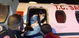 Yüzünden parça kopan Serdar, ambulans uçakla götürüldüğü Antalya'da ameliyat edildi