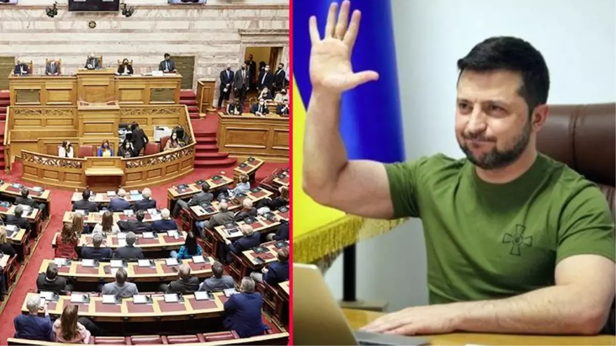 Zelenski'nin Yunan Parlamentosu'nda Türkleri katleden Filiki Eterya örgütünü övmesi tepki çekti