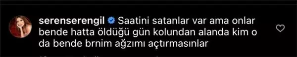Ece Erken'in saat olayına Seren Serengil'de karıştı! O ismi işaret etti Ece Erken'in saat olayına Seren Serengil'de karıştı! O ismi işaret etti
