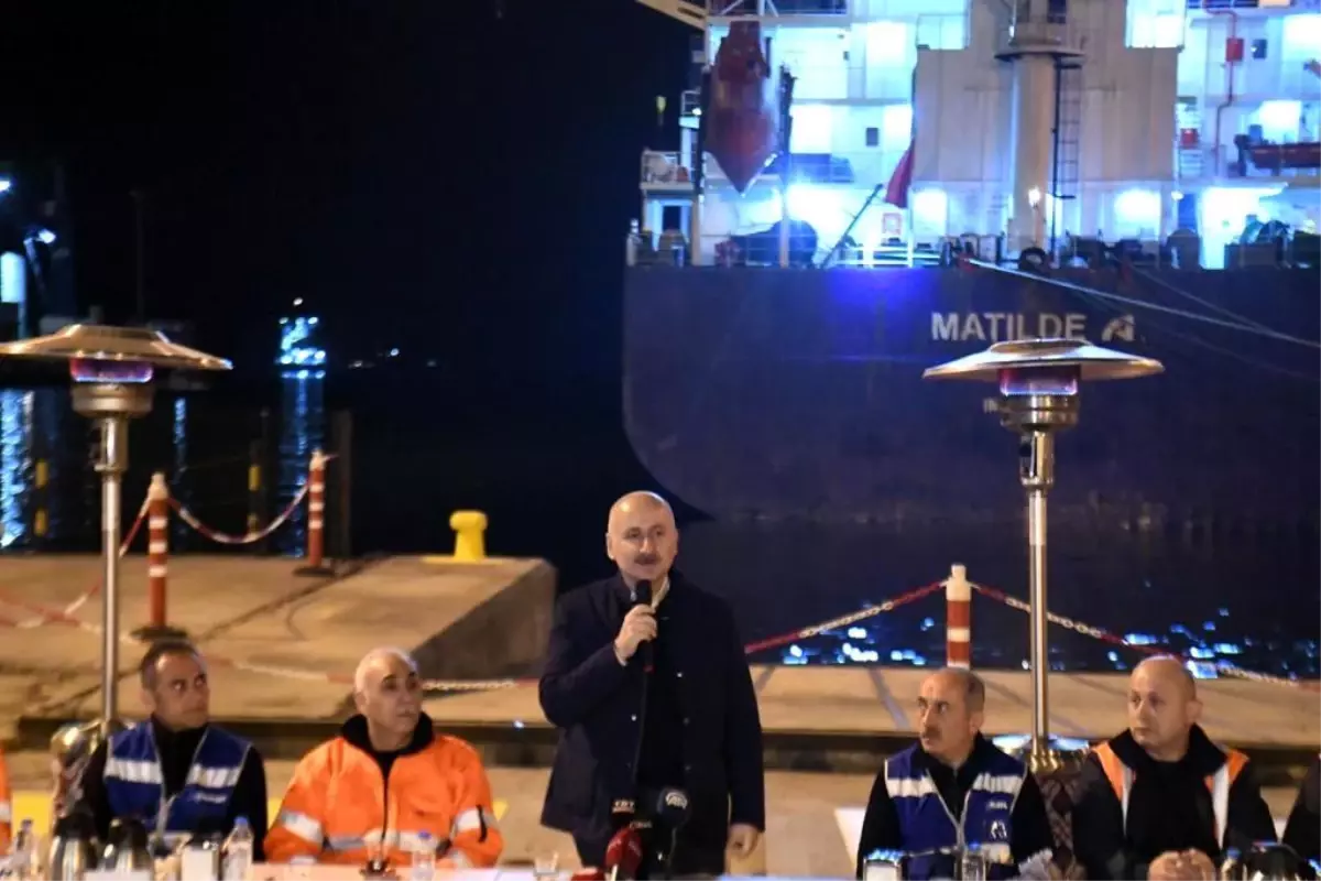 Ulaştırma ve Alt yapı Bakanı Adil Karaismailoğlu: 'Bu yılki hedefimiz 250 milyar ton'