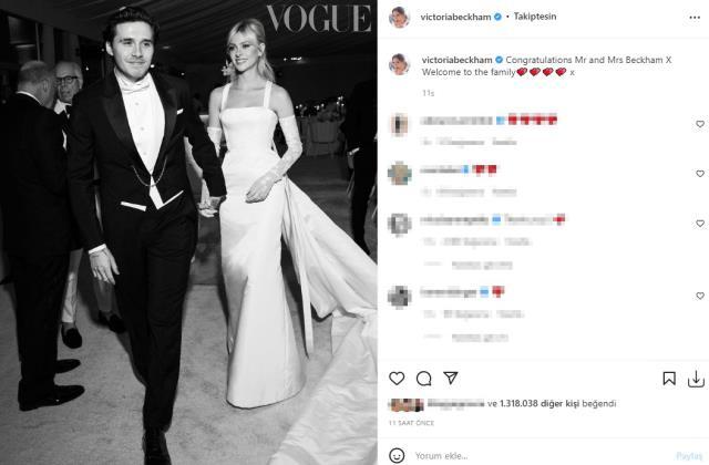 Düğün sonrası kriz çıktı! Kayınvalide Victoria Beckham, paylaşımında eşinin soyadını alan oğlunun yeni soyadını kullanmadı