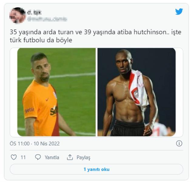 Fenerbahçe maçının son 10 dakikasında forma giyen Arda Turan'ın görüntüsü gündem oldu Fenerbahçe maçının son 10 dakikasında forma giyen Arda Turan'ın görüntüsü gündem oldu