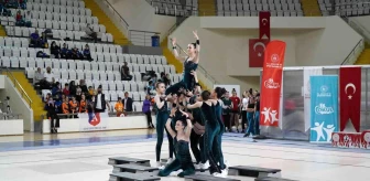 Okul Sporları Cimnastik Türkiye Şampiyonası Manisa'da yapıldı
