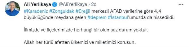 Son Dakika: Karadeniz açıklarında korkutan deprem! 4.4 şiddetindeki sarsıntı İstanbul'da da hissedildi