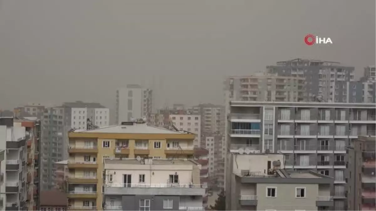 Toz taşınımı görüş mesafesini düşürdü