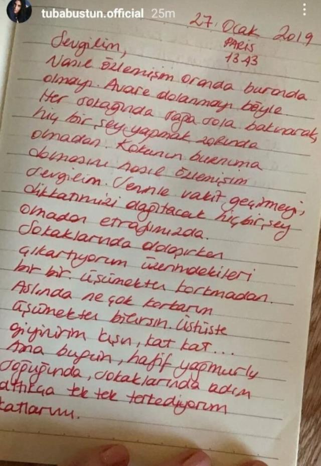 Tuba Büyüküstün... KAFA KARIŞTIRDI, MESAJ KİME?